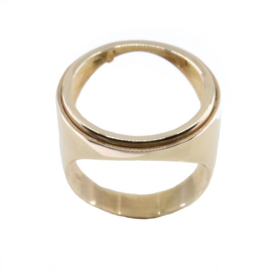 14 K Men's ring for golden pound, 3068.