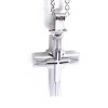Cross 14 K in white gold, 1218.