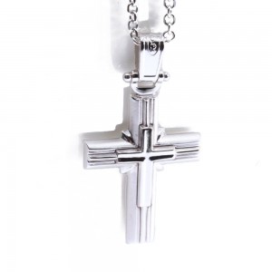 Cross 14 K in white gold, 1218.