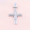 Cross 14 K in white gold, 1218.
