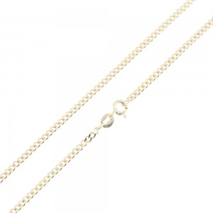 Αλυσίδα 9 Κ al'oro, κίτρινη, κουρμέτ 60 cm, 1738.