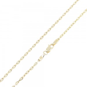 Αλυσίδα 9 Κ al'oro, κίτρινη, γκρέκα-θήτα 60 cm, 1740.
