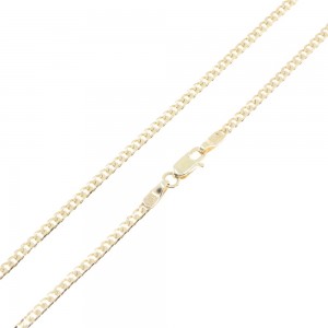 Αλυσίδα 14 Κ al'oro, κίτρινη κουρμέτ 55 cm, 1722.