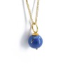 Μενταγιόν 14 Κ κίτρινο με lapis, 1378.
