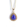 Μενταγιόν 18 Κ σχέδιο δάκρυ με lapis, 1388.
