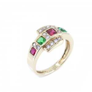 Δαχτυλίδι 14 Κ με zircon, 1406.