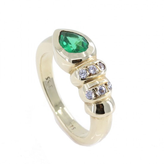 Δαχτυλίδι 14 Κ με zircon, 1439. Δαχτυλίδι 14 Κ με zircon, 1439.