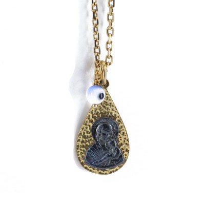 Silver talisman, double sided, 1537.