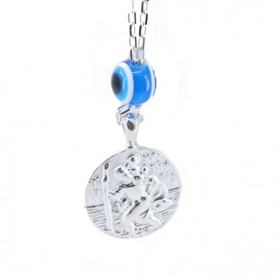 Silver amulet, double sided, 1539.