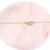 Βραχιόλι 9 Κ λαχούρι με zircon, 1882.