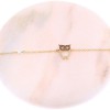 Βραχιόλι 14 Κ με zircon, κουκουβάγια, 1888.