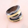 Silver ring with 22 Κ gold ply, 1931.