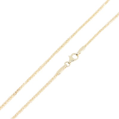 Αλυσίδα 14 Κ al'oro, σπίγγα τετράγωνη 50 cm, 1716.
