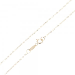 Αλυσίδα 14 Κ al'oro, κίτρινη, στρογγυλή 40 cm, 1732.