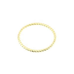 Twisted silver gold plated ring no. 59, 1966.