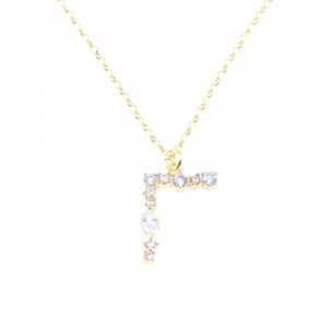 Monogram necklace excite, silver goldplated, 1995.