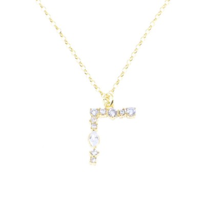 Monogram necklace excite, silver goldplated, 1995.