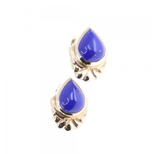 Σκουλαρίκια 14 Κ vintage με lapis, 2119.