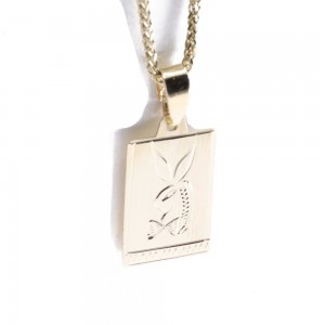 Playboy bunny pendant in 14 K yellow gold, 2231.