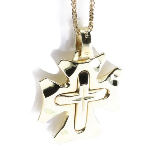 Cross 14 K in shiny yellow gold, 2252.