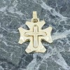 Cross 14 K in shiny yellow gold, 2252.