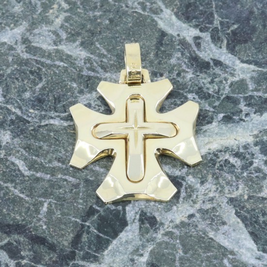 Cross 14 K in shiny yellow gold, 2252.