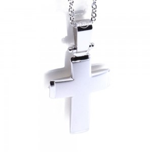 Cross 18 K in matt white gold, 2261.