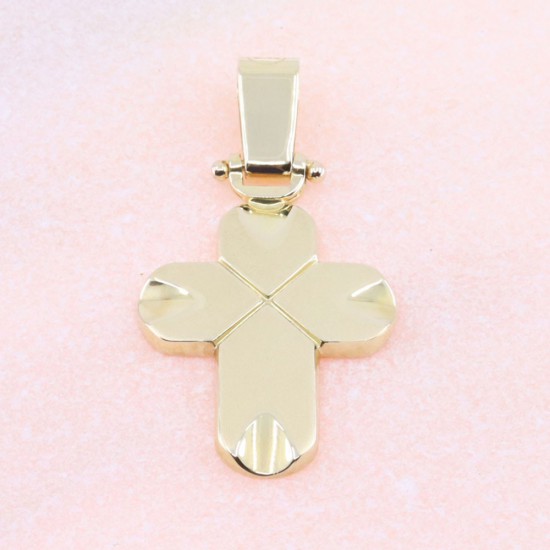 Cross 14 K in matt yellow gold, 2262.