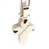 Cross 14 K in matt yellow gold, 2262.