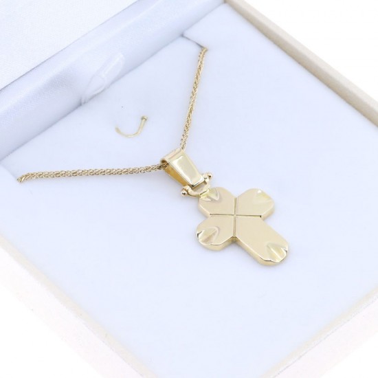 Cross 14 K in matt yellow gold, 2262.