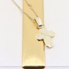 Cross 14 K in matt yellow gold, 2262.