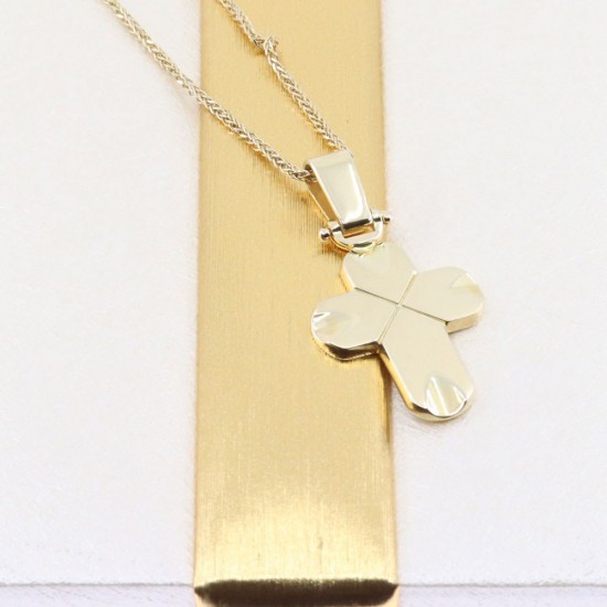 Cross 14 K in matt yellow gold, 2262.