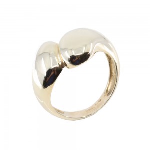 Ring in 14 K yellow polished gold, without stones, 2311.