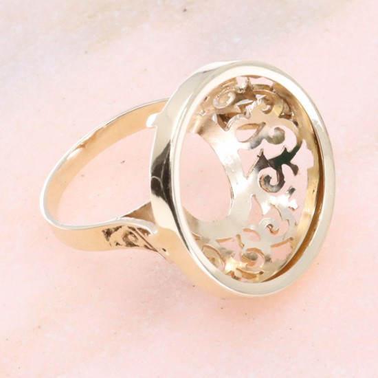 14 K Men's ring for golden pound, 2325.