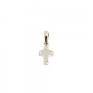 Cross compact 14 K al'oro in yellow gold, CX345.