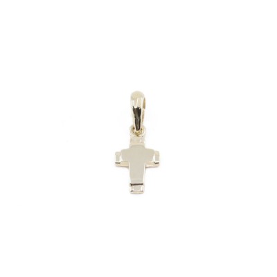 Cross compact 14 K al'oro in yellow gold, CX345.