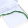 Riviera excite bracelet, with green zircons in gold-plated stainless steel, 2415.