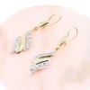 14K vintage drop earrings in yellow gold, 2430.