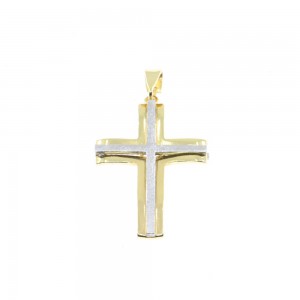 Prince Silvero silver cross gilt with white inside, 1X-MD111-5.