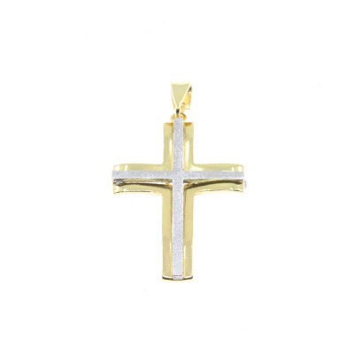 Prince Silvero silver cross gilt with white inside, 1X-MD111-5.