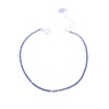 Silver bracelet Prince Silvero riviera with blue zircons, 8O-BR009-1M.