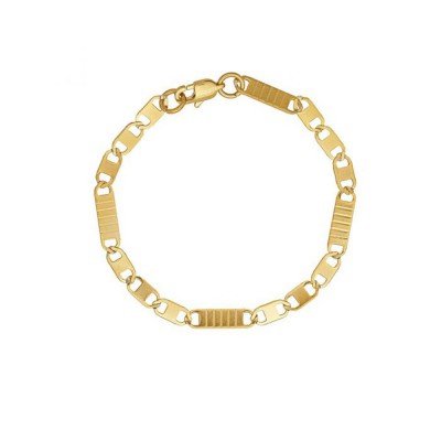 Excite chain bracelet in gold-plated steel, 2420.