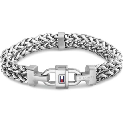 Tommy Hilfiger ατσάλινο βραχιόλι με πλεχτό σχέδιο, 2790364. Tommy Hilfiger ατσάλινο βραχιόλι με πλεχτό σχέδιο, 2790364.