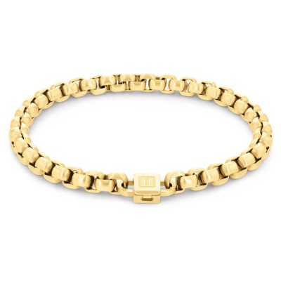 Tommy Hilfiger ατσάλινο βραχιόλι σε χρυσό χρώμα, 2790368. Tommy Hilfiger ατσάλινο βραχιόλι σε χρυσό χρώμα, 2790368.