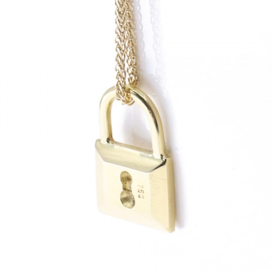 Locket pendant 18K in yellow gold, 2710.