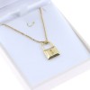 Locket pendant 18K in yellow gold, 2710.
