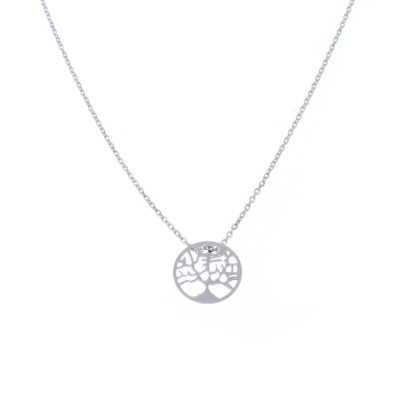 Tree of life necklace, silver, 3003.