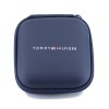 Tommy Hilfiger square gold-plated steel cufflinks with TH logo, 2790189.