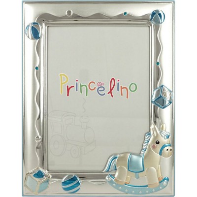 Silver children's carousel frame, Prince Silvero, MA/140B-C.