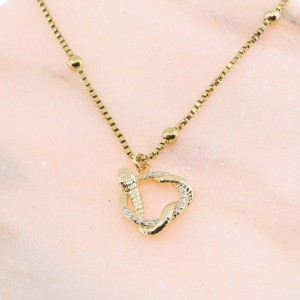 Snake necklace in steel, 3081.